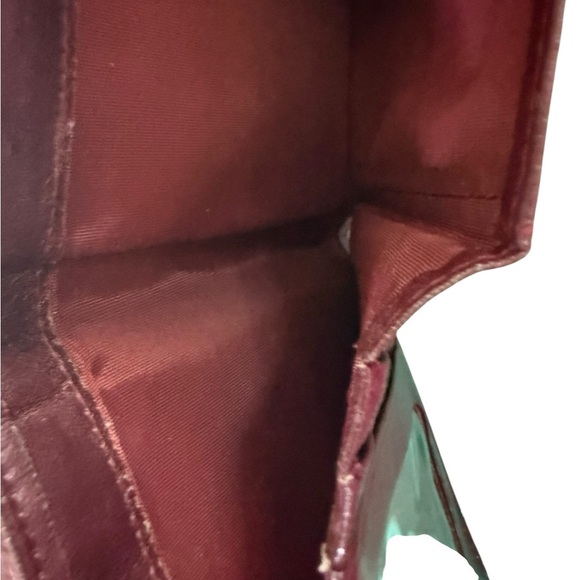 Vintage Etienne Aigner All in One Wallet Crossbody and Gloves Brown Leather - Picture 6 of 8